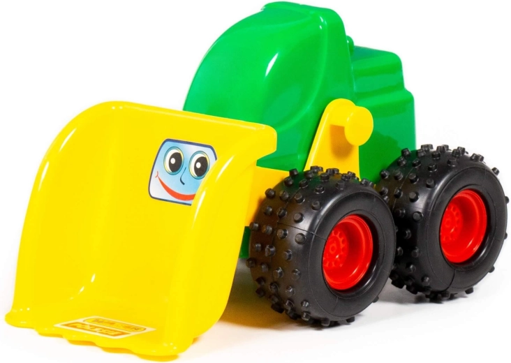 Majhen traktor nakladalnik s premično žlico - 1 kos
