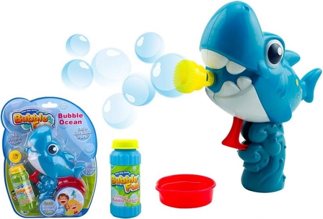 SPARKYS Pištola za milne mehurčke Bubble Fun Morski pes z polnilom