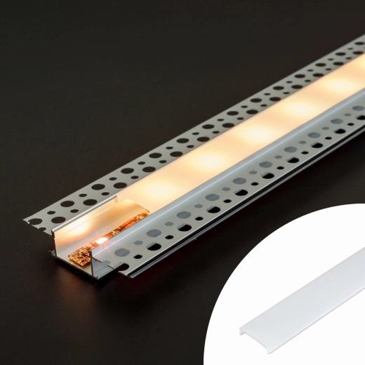 Opalni pokrov za aluminijasti LED-profil 1000 mm