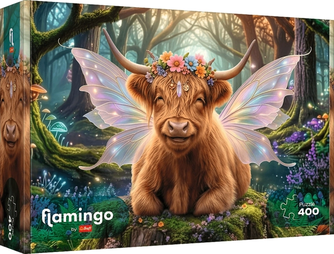 Puzzle Trefl flamingo: varuh gozda 400 koščkov