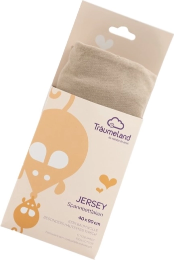 Träumeland jersey napenjalna rjuha 40 × 90 cm taupe