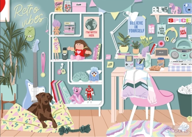 Gibsons sestavljanka Retro vibracije 1000 koščkov