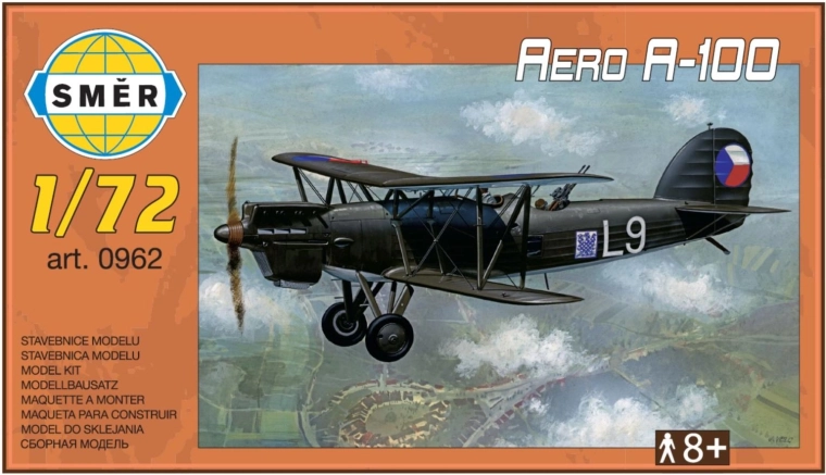 Plastični model letala Aero A-100 v merilu 1:72