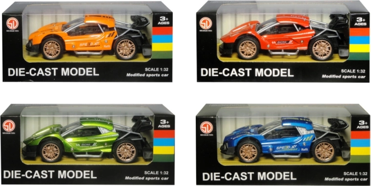 športni dirkalni avtomobilček z navijalnim pogonom