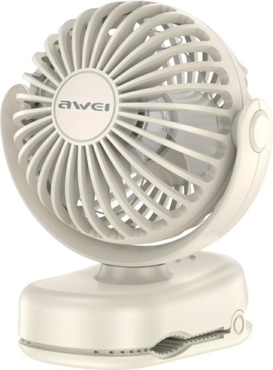 Awei F45 mini namizni ventilator s sponko, bel