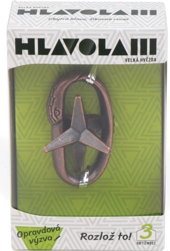 Kovinska uganka Velika zvezda