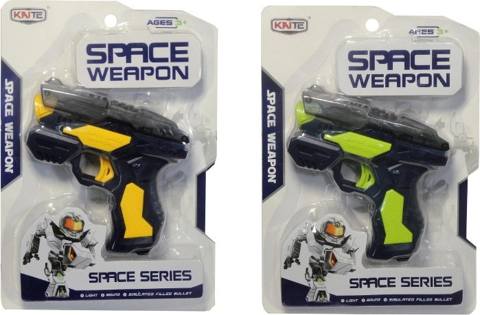 Svetleča pištola za penaste izstrelke z zvokom