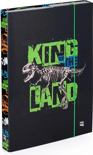 Škatla za zvezke A4 Premium dinozaver