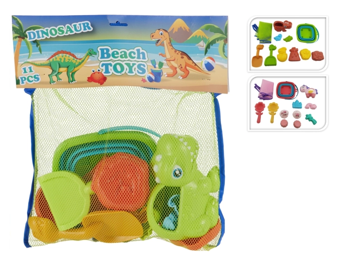 Komplet 10 plažnih igrač za otroke