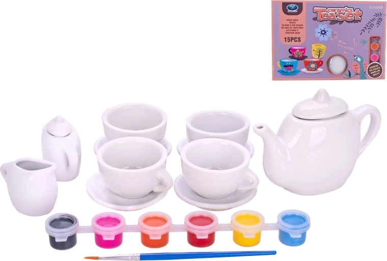 Creative Tea Set Painting Kit for Kids