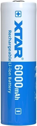 Xtar Li-ion akumulator 21700 3,6 V 6000 mAh z zaščito – 1 kos