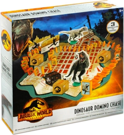 Jurassic World Dominion: Dinosaur Domino Chase – Family Game