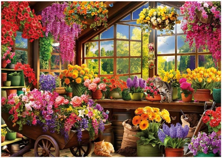 Educa puzzle Vrtna hiška 1500 koščkov