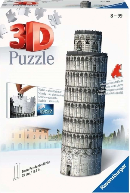 Ravensburger 3D sestavljanka poševni stolp Pisa 216 kosov
