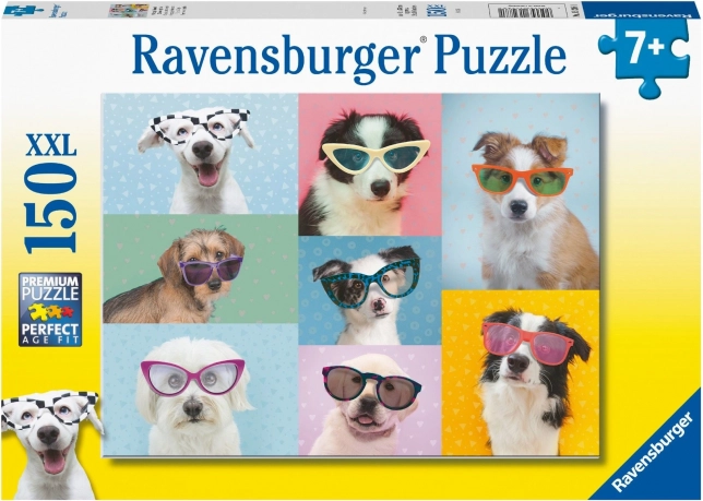 Ravensburger sestavljanka Smešni psi XXL