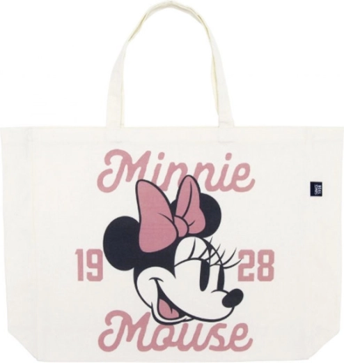 Bombažna nakupovalna torba Minnie Mouse 46 × 40,5 × 10 cm