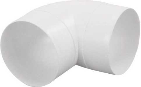 Okrogni koleno 90° za cevovod 90/125 mm