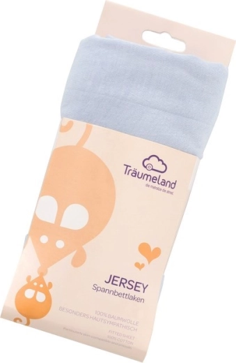 Träumeland jersey napenjalna rjuha za ogradico 100 × 100 cm svetlo modra