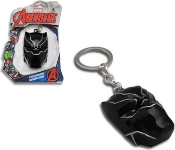 Avengers kovinski obesek za ključe Black Panther