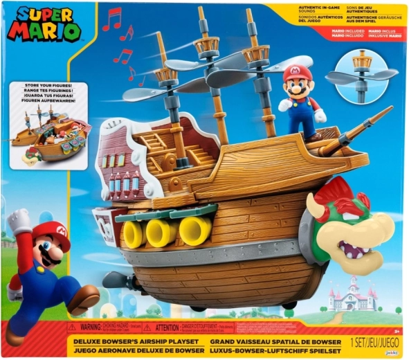 Igralni set Super Mario - Zračna ladja