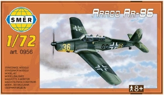 Arado AR-96 Model 1:72, 15.2 × 1.18 cm, in a 25 × 14.5 × 4.5 cm box