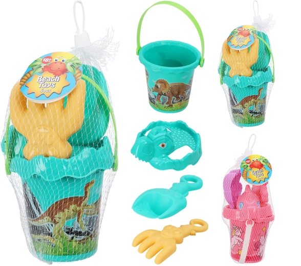 Komplet za pesek z motivom dinozavrov