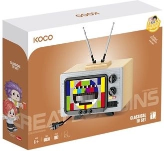 Konstrukcijski komplet KOCO retro televizor (2280 delov)