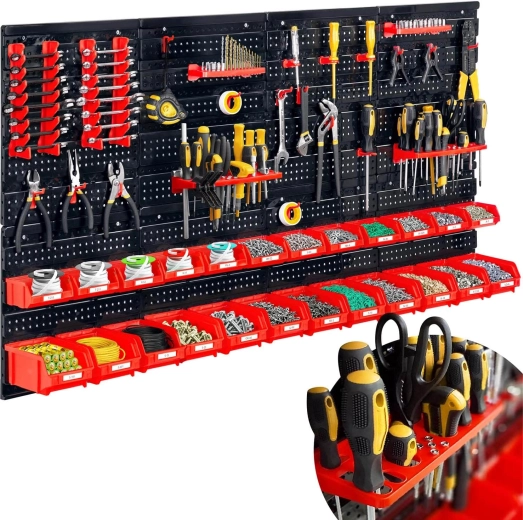 Stenska delavniška tabla za orodje 128 × 76 cm HUMBERG