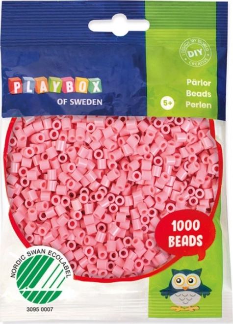 PLAYBOX likalni perlni pastelno roza