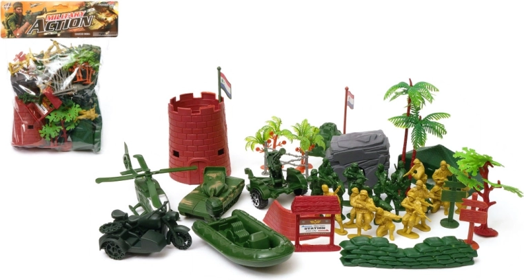 Set plastičnih vojakov v vrečki