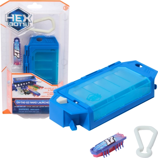 Hexbug HEXBOTS Nano On‑The‑Go Launcher z mikro robotom