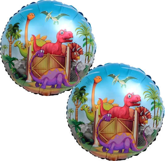 Komplet rojstnodnevnih balonov dinozaver 5 kos