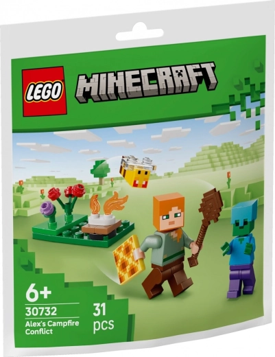 Lego Minecraft – Alex pri tabornem ognju