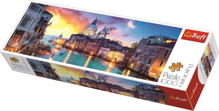 Panoramic Puzzle 1000 Pieces Canal Grande, Venice