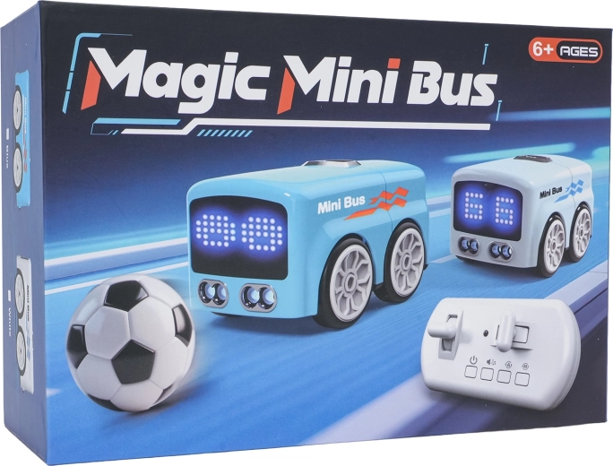RC mini avtobus z žogico – bel