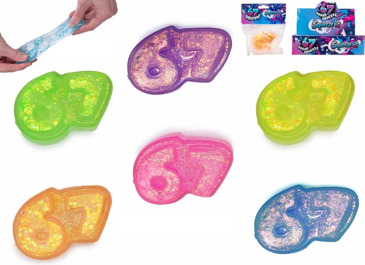 Antistresna igrača Six Seven – raztegljivi številki 6 in 7