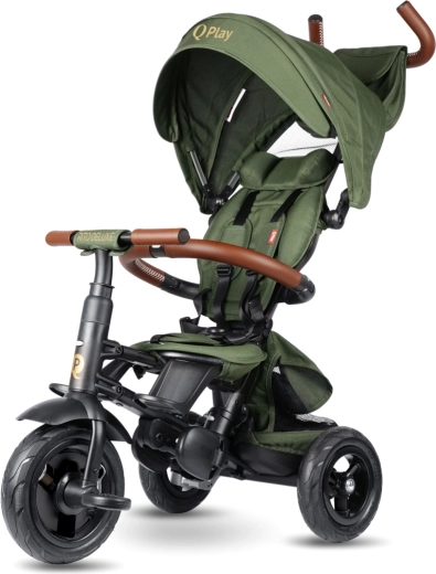 Qplay tricikel Rito deluxe rubber olive