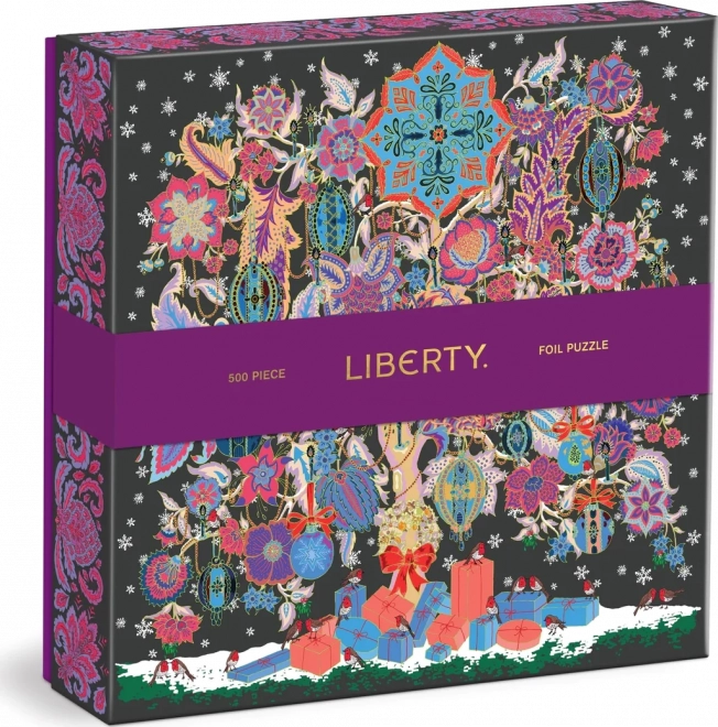 Kvadratne puzzle Liberty: božično drevo življenja, 500 koščkov