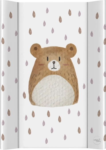 Ceba Baby mehka profilirana previjalna podloga za komodo basic bear buddy 50 × 70 cm