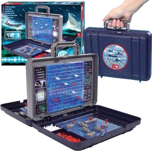 Družinska strateška igra Ladje v kovčku BITWA MORSKA 5+