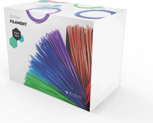 Filamenti ABS in PLA za 3D pero in 3D tisk – miks 25 barv, 125 m, 1,75 mm