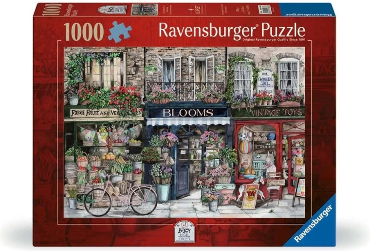 Ravensburger sestavljanka Busy High Street 1000 kosov