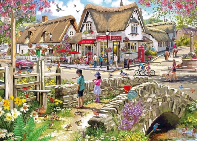 Sestavljanka Narcise in račke 1000 kosov GIBSONS