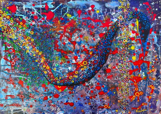 Puzzle bela čaplja 1000 koščkov