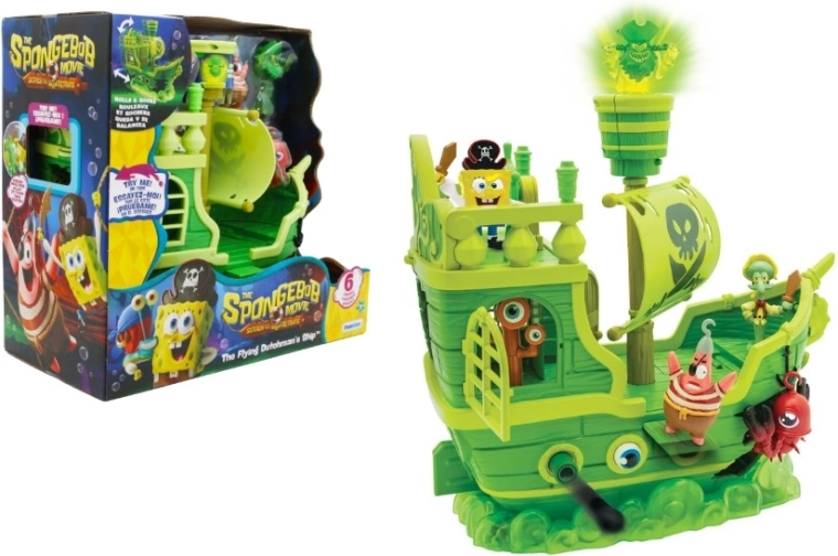 SpongeBob – piratska ladja Leteči Holandec s 6 figuricami