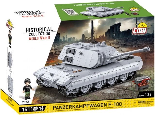 Komplet za sestavljanje tank Panzerkampfwagen E‑100 1:28