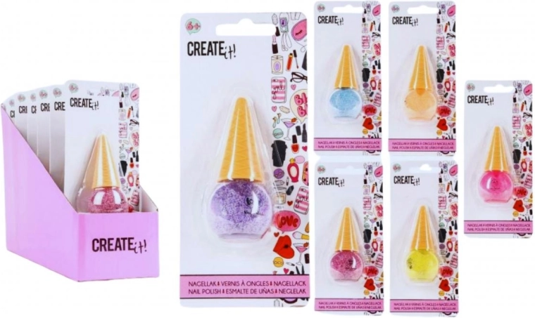 Lak za nohte Create it v obliki sladoleda – 1 kos
