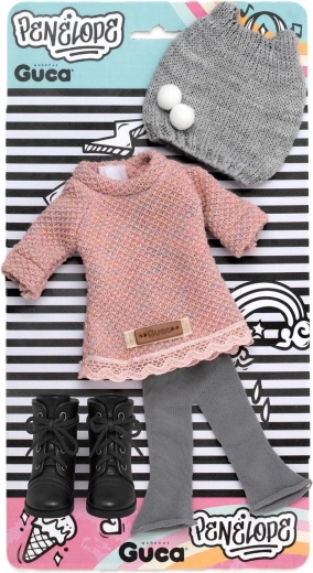 Oblačilo za punčko Penelope 34 cm z čeveljci