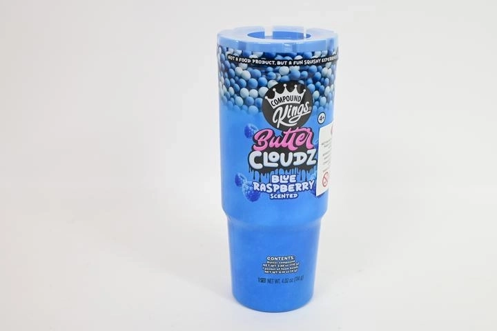 Wecool Butter Cloudz dišeča plastelinska masa s penastimi kroglicami – modra malina