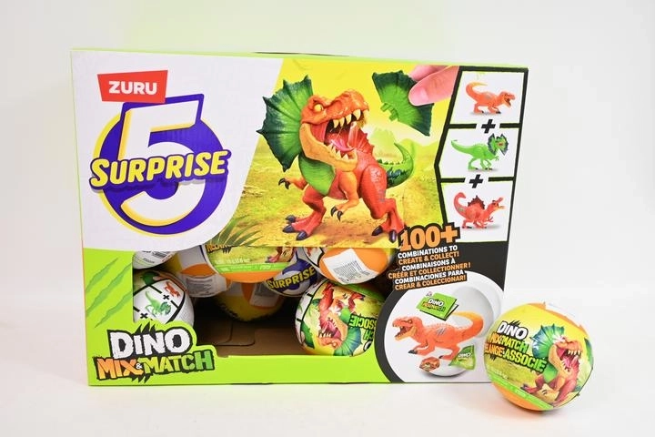 ZURU 5 Surprise Dino Mix and Match presenečenje krogla